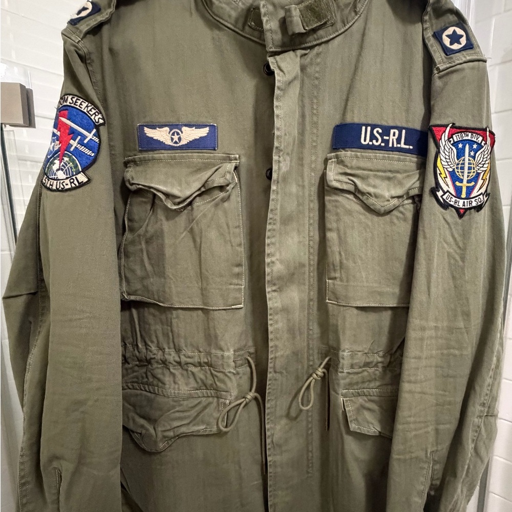 Brand New Polo Ralph Lauren Military Field Jacket - Size Large